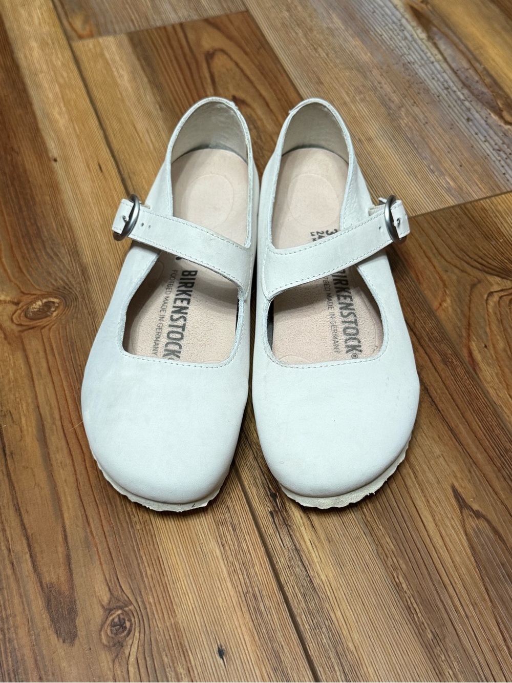 Birkenstock “Tracy” Shoes in Antique White
